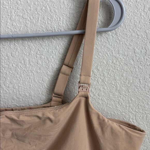 SKIMS Fits Everybody Maternity Nursing Tank Top in Clay size 3x - Picture 2 of 5